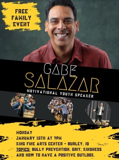 Guest Speaker Gabe Salazar January 16 at 7 PM at the KFAC
