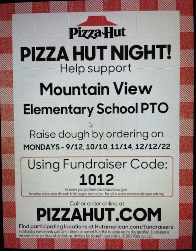 Pizza Hut Day code 1012