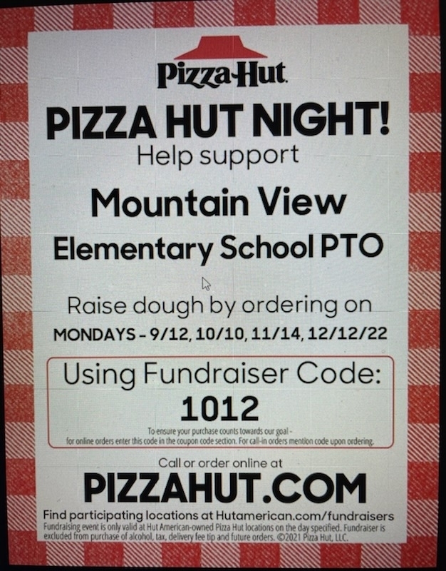 pizza hut fundraiser